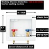 (1 Pack) Lidertik Washing Machine Outlet Box Expansion PEX-A, Inlet