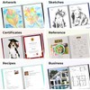Dunwell Presentation Binder 12-Pocket, Displays 24 Pages, 8.5x11 Portfolio Binder