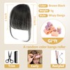 Shoobidoo Clip in Bangs Human Hair 100% clip in hair
