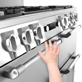 Stove Knobs Locks for Child Safety (6 Pack), Baby Safety Gas Oven Knob Covers Stove Guard Baby Proofing