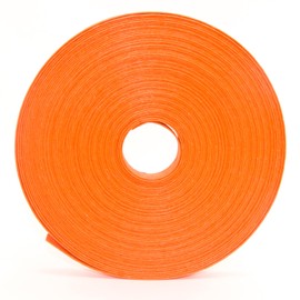 Jinenat 65 ft Paper Weaving Cane,0.6 inch Paper Rattan Weaving Cane Basket Making Supplies for Craft Making, Paper Rattan Weaving Supplies for DIY Home Kitchen Decoration(Orange)