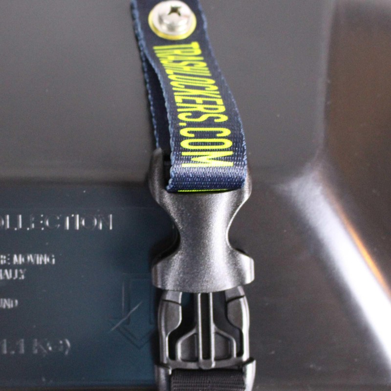 Trash Lock Original Two Strap Lid Lock, Very Secure, Deter