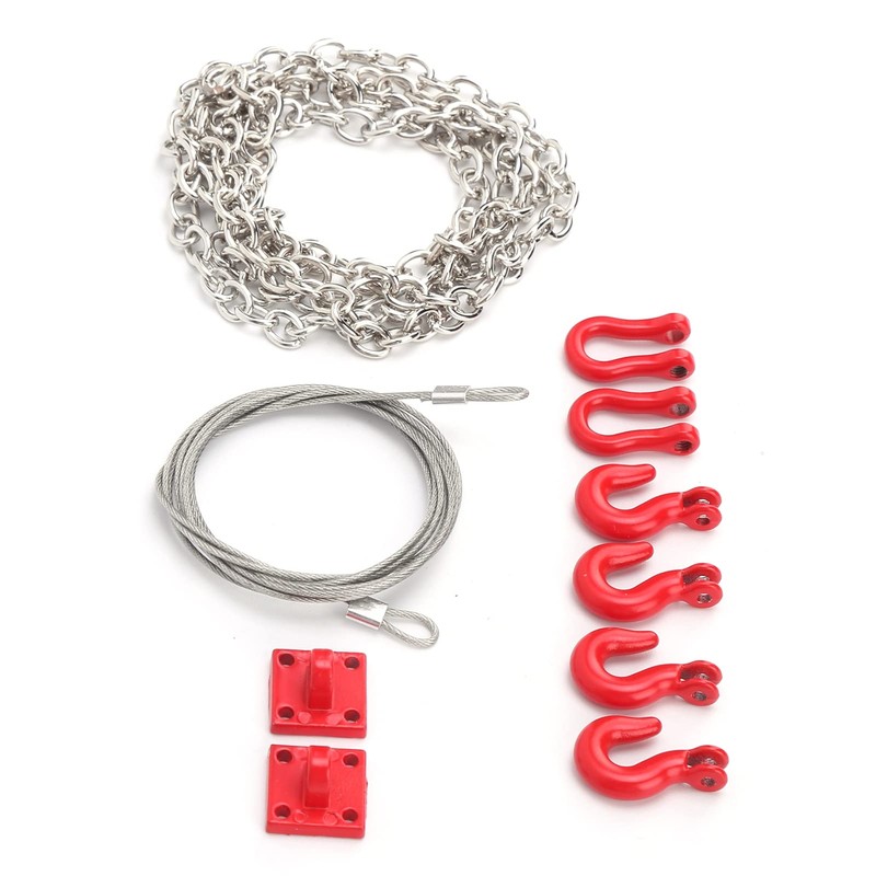 RiToEasysports RC Trailer Safety Chain,Metal Trailer Hook Tow Chain Tow