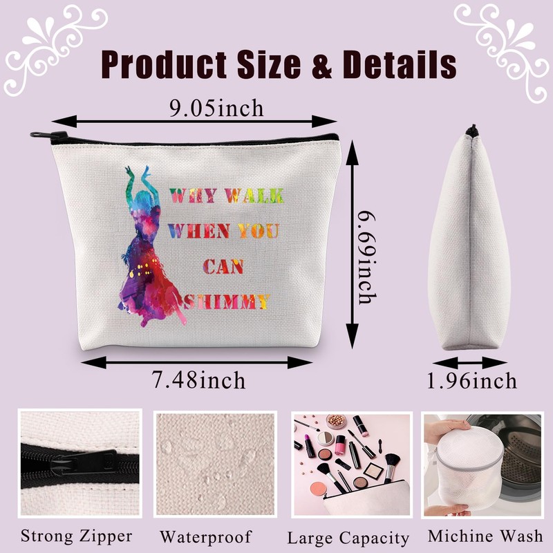 PLITI Belly Dance Gift Why Walk When You Can Shimmy