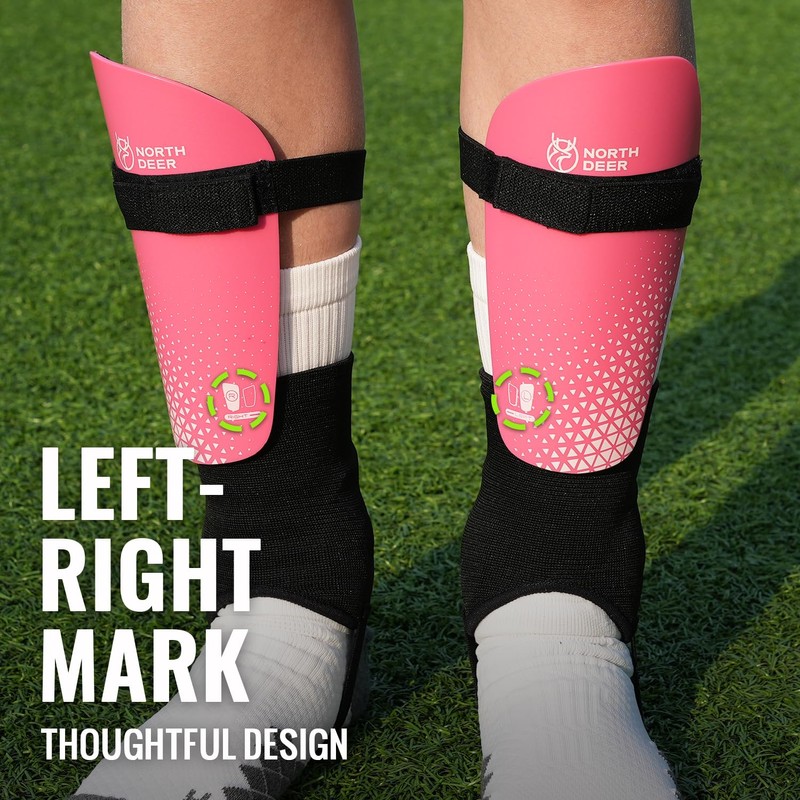 Northdeer Shin Pads for Boys - Shin Guards Men -