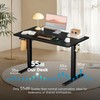 Hexago 40 x 24 Inch Electric Standing Desk, Height Adjustable
