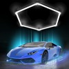 Litezone Garage Hexagon Lights, 42W 6500K Higher Brightness Hex Garage