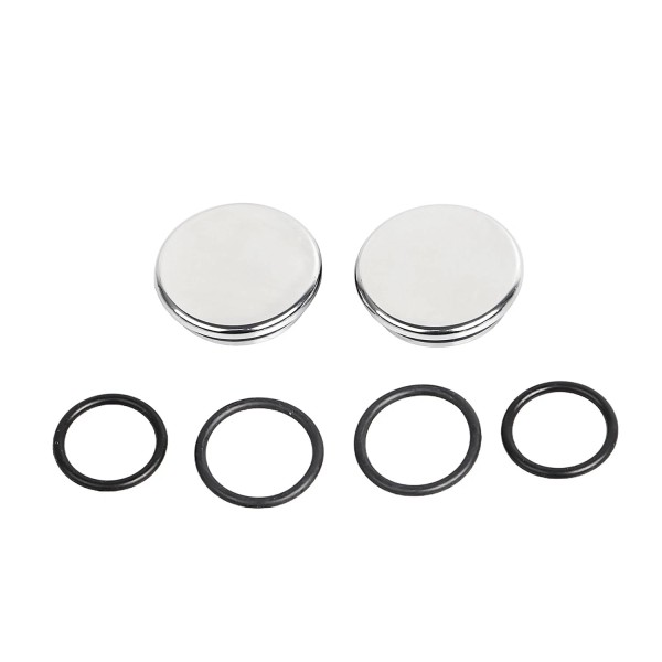 Unbranded Flat Chrome CNC Swingarm Pivot Cover For Harley Electra