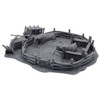 Tabletop Gaming Miniatures Terrain Paintable Oxen Enclosure with Removable Roof,