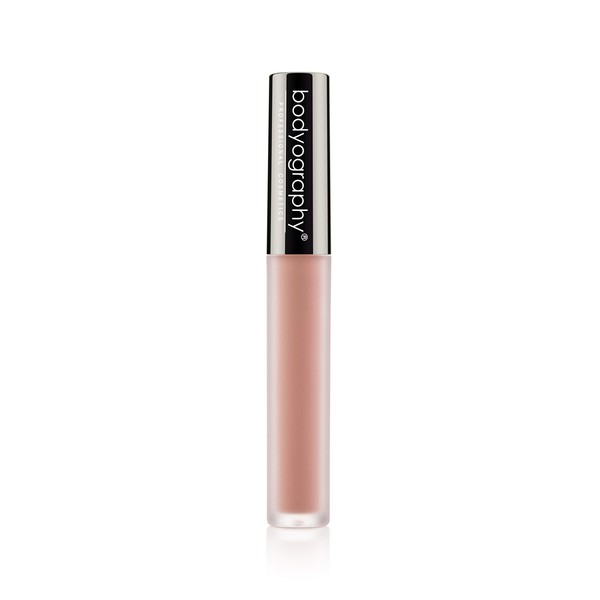 Bodyography Matte Lip Lava Liquid Lipstick (Stark): Pale Pink Nude Salon Makeup Long-Wearing Lipstick with Soft Opaque Finish | Vegan, Gluten-Free, Cruelty-Free, Paraben-Free