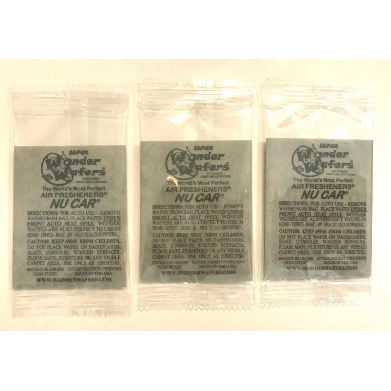 Wonder Wafers 15~ Wonder Wafers~ "NU Car " INDIVIDUALLY WRAPPED