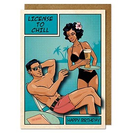 License to Chill Handmade Greeting Card