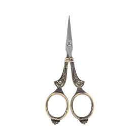 Vintage Scissors, Mini Vintage European Style Stainless Steel Sewing Scissors for Embroidery Crafts Artwork [Bronze] Scissors