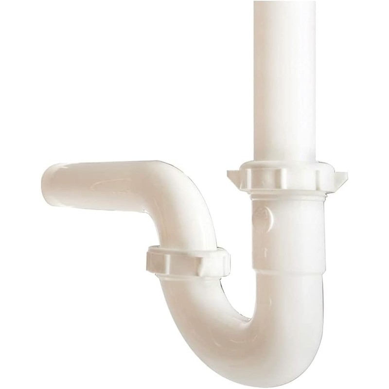 Bathroom Basin Sink Bottle P Trap,U-Shape 1-1/4 inch Slip Inlet