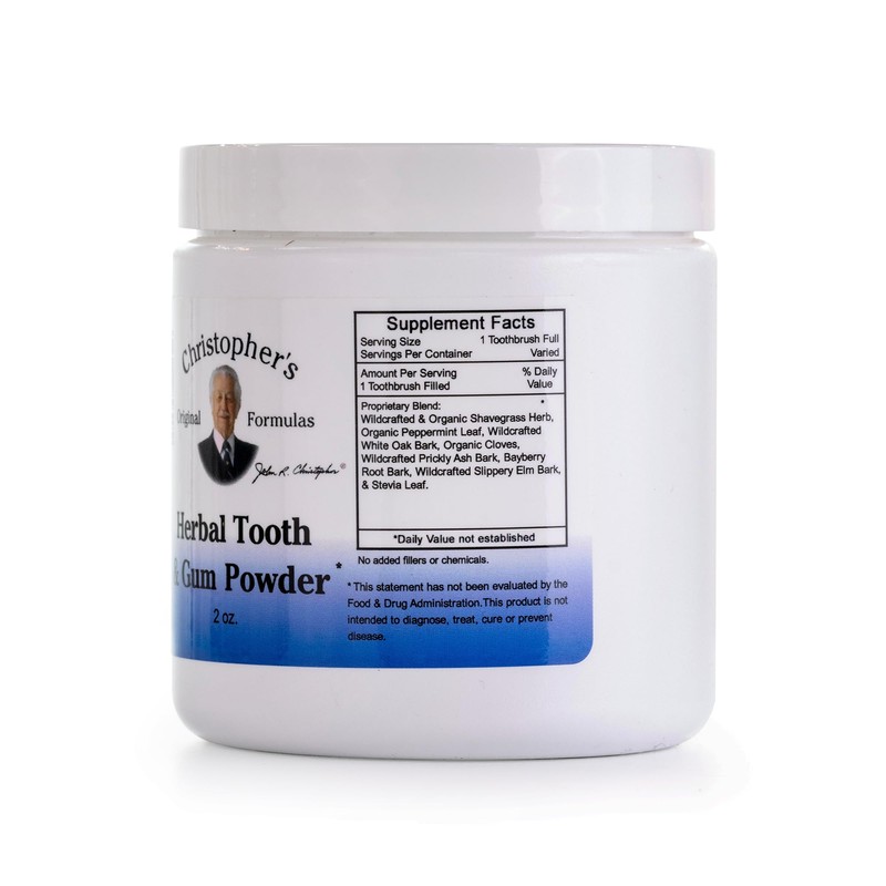 Christopher's Original Formulas Herbal Tooth & Gum Powder | Natural
