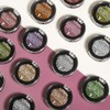 DE'LANCI Pink Glitter Eyeshadow, Pink Shimmer Eyeshadow Highly Pigmented Make-up,High