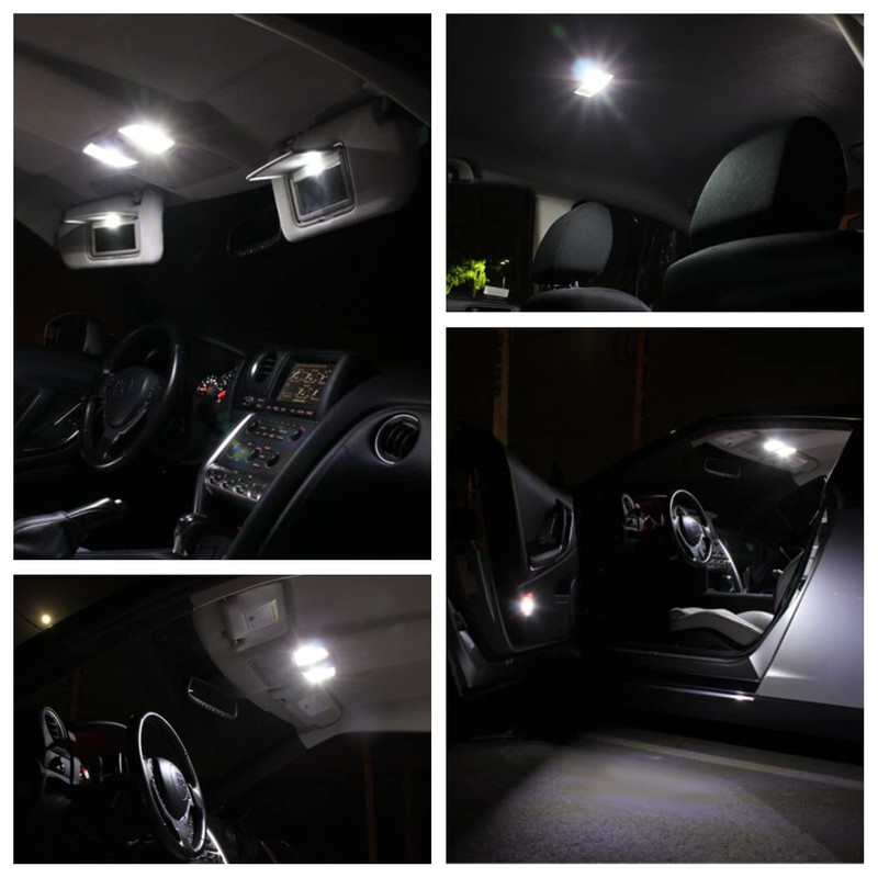 10pcs LED White Interior Lights Bulb for 2022- Nissan Pathfinder
