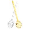 Kichvoe 2 Uds. Cuchara De Miel De Cristal Cuchara Para