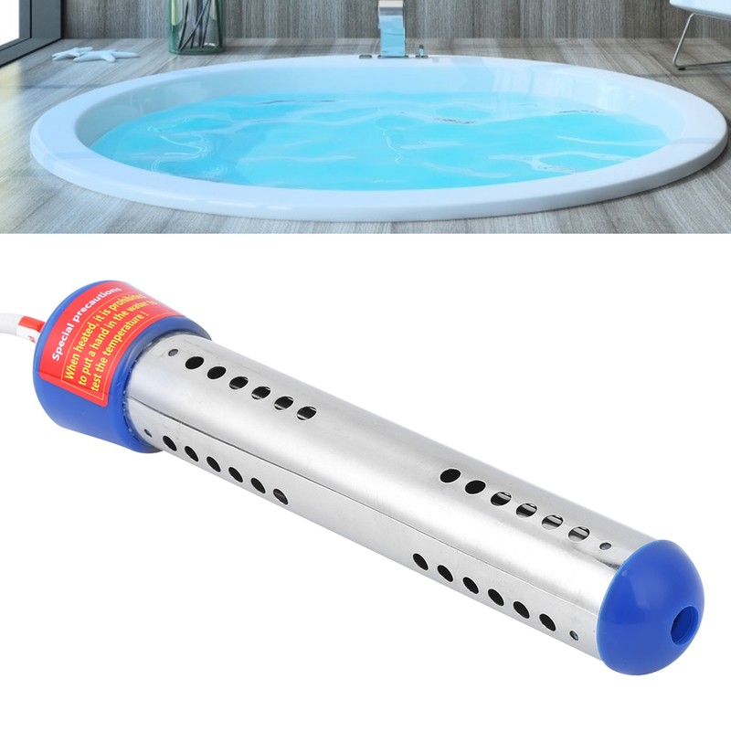 1500W 1.5m Portable Floating Immersion Electric Water Heater Boiler Blue