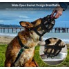 BARKLESS Dog Muzzle, Soft Silicone Basket Muzzle for Dogs, Allows