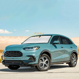 Sun Shade for HRV Windshield Sunshades Cover for 2021-2023 2024 2025 Honda HR-V LX Sport EX EX-L Accessories Foldable Front Window Shields Protector Sun Visor Blocks UV Rays