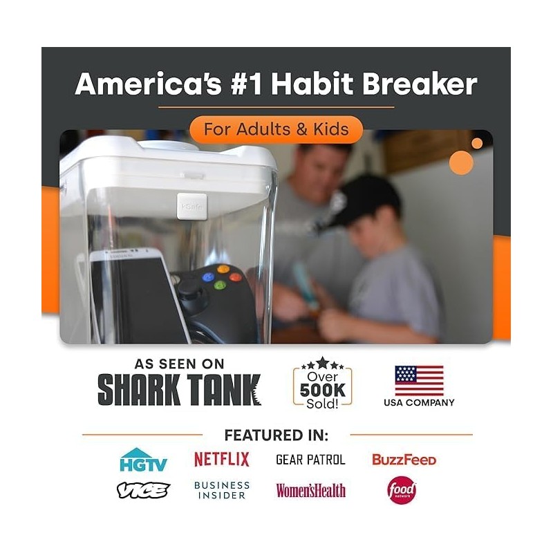 Cell Phone Lock Box w/Timer - Phone Jail Timed Lock