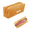 YALiya Corduroy Fabric Pencil Case Portable Storage Bag Pencil Case