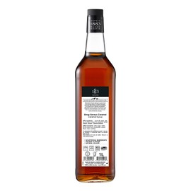 1883 Maison Routin - Caramel Syrup - Made in France - Glass Bottle | 1 Liter (33.8 oz)