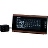 Seiko Clock DL212B Seiko Alarm Clock, Radio Wave, AC Type,
