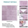 VaryStyle Gradient Pink Marble Peel and Stick Backsplash for Kitchen