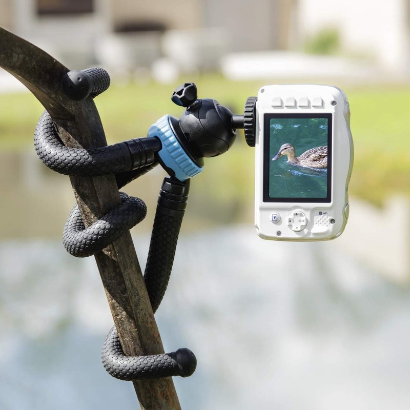 Hama Stativ Flexpro für Smartphone, GoPro und Fotokameras, 27 cm,