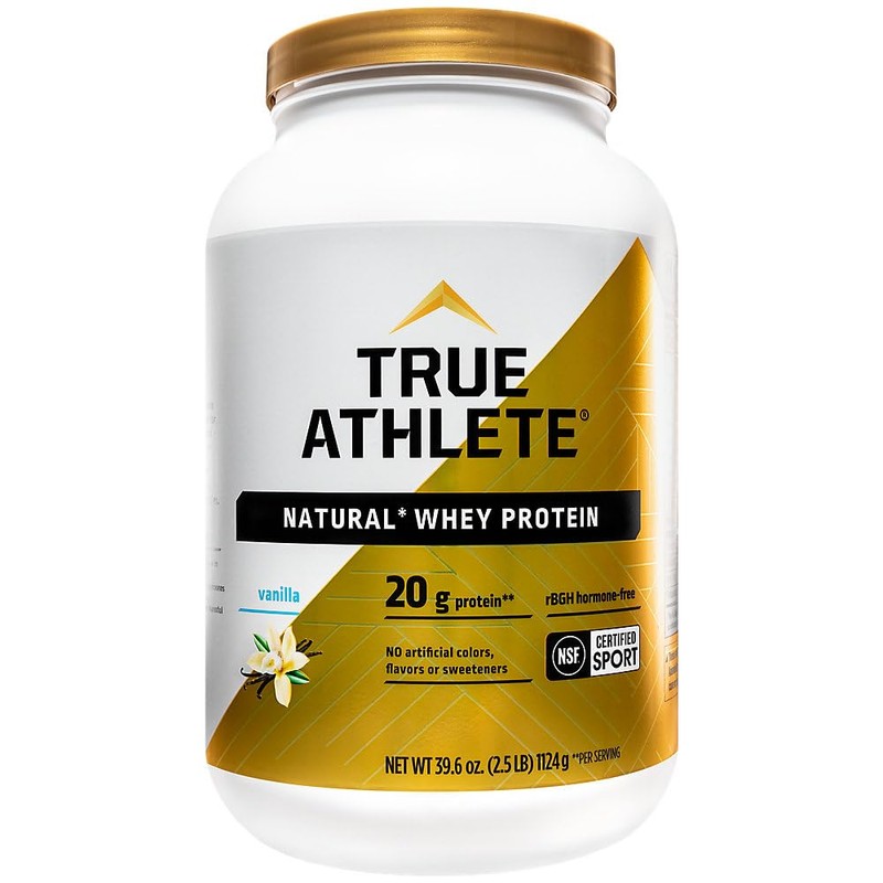 True Athlete Natural Whey Protein - Vanilla Flavor - 20g