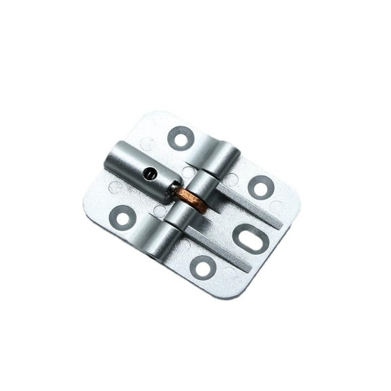 TopHomer 2 Pack Rounded Matte Black Door Hinges 2.36 *