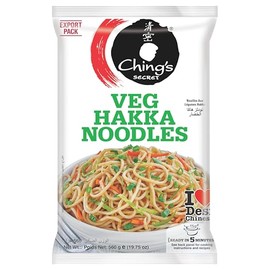 Ching's Secret Veg Hakka Noodles (Ching's Chinese Desi Chinese) 21.2 Oz (600 gm)