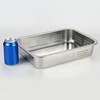 Stainless Steel Draining Rectangular Basin Vegetable Washing Drying Filter Basket