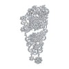 Flyonce Austrian Crystal 6 Inch Vintage Style Wedding Flower Hair