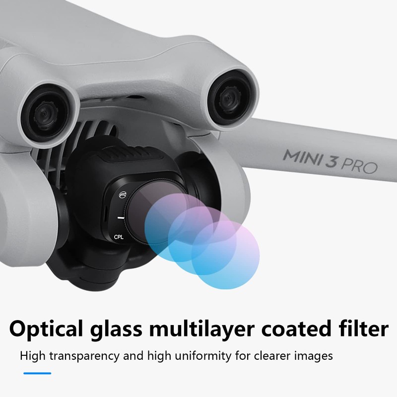 WANGCL Mini 3Pro Filter Camera Lenses 6 Piece Filter Sets