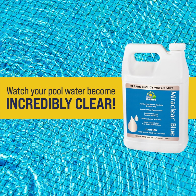 Lo-Chlor Miraclear Blue Pool Clarifier for Swimming Pool - Super