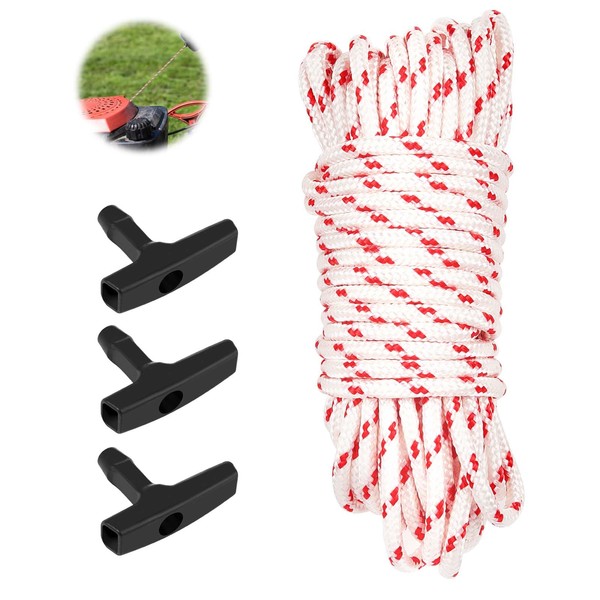 10 m starter rope for lawnmowers, diameter 3.5 mm starter