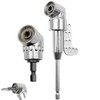105° Angle Wrench Attachment Adapter, Corner Tool Screw Hub Multi-function