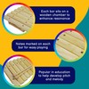 A-Star Wooden Xylophone, Children's Musical Instrument, 8 Notes with Pair