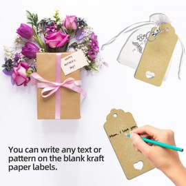 Tyanlenr Guardian Angel Keyring with Kraft Paper Pendant and Organza Bag, Key Fob Communion, Guardian Angel Pendant Christening, Key Ring Angel Set for Christmas, Wedding, b