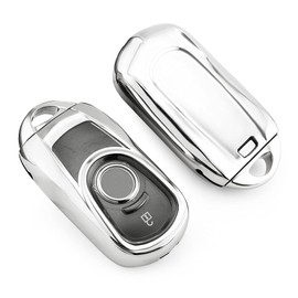 LFOTPP LFOTPP Insignia B Astra K Corsa E Schlssel Hlle, TPU Silikon Autoschlssel, Schlsselhlle Schutzhlle Zubeh?r (Silber)