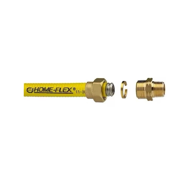 HOME-FLEX1 in. CSST x 1 in. MIPT Brass Male Adapter