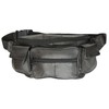 Leather Fanny Bag - 405 - Black