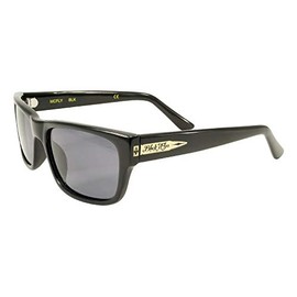 Black Flys Mcfly Sunglasses - Shiny Black - Smoke Lenses