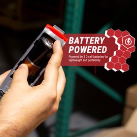 TERA PUMP Multipurpose Battery Powered Fuel Tranfer Pump With Lever Action Style Nozzle - Telescopic Suction Tube for Various Containers - Max 2.4 Gallon Per Minute Flow Pump Rate