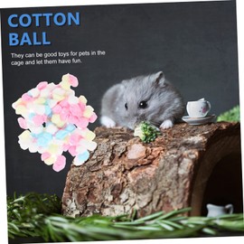 VILLFUL Pet Nest Making Tools Pcs Hamster Cotton Balls Non-Toxic Soft Warm for Pet's Comfort and Safety