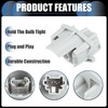 INFINAUTO License Plate Tag Light Socket Lamp Connector Housing No.34102SWAA01/34102-SWA-A01
