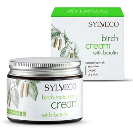 SYLVECO Birch Day Cream Combination Skin with Betulin Face Cream for Dry Skin and Blemished Skin Natural Cosmetics for Face and Neck Size 50 ml